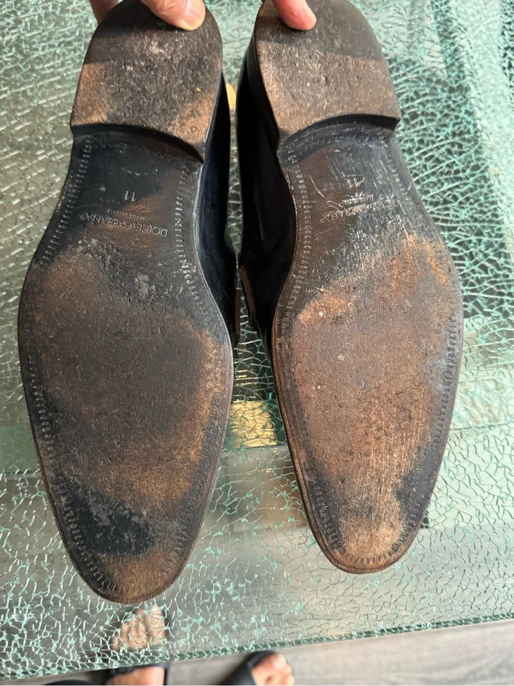 Dolce Gabbana Men's Black Leather‎ Bit Loafers 11